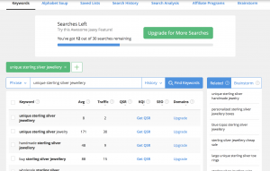 Jaaxy Keyword Research Tool