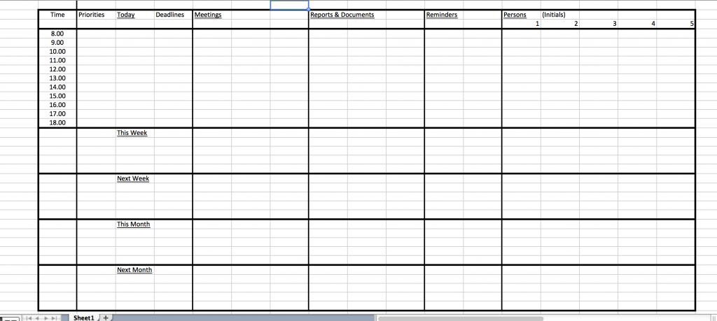 Time Management Matrix